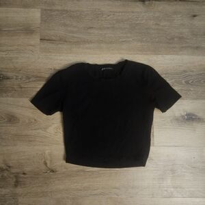 Zara‎ Black Short Sleeve Tee
